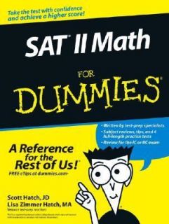   Math for Dummies by Lisa Hatch and Scott Hatch 2005, Paperback