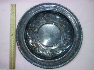 Large International Silver IS Company Silverplate 4281 Charger Plate