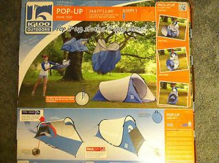 IGLOO POP UP DOME TENT WITH COOL RISER AND MAX DRY TECHNOLOGY (1 