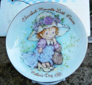 Vintage Avon 1981 Cherished Moments Last Forever Mothers Day Plate