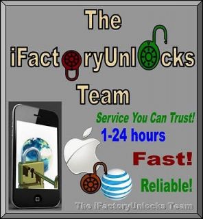   Factory Unlock Code Service for iPhone 2G 3G 3Gs 4 4s   AT&T ONLY Fast