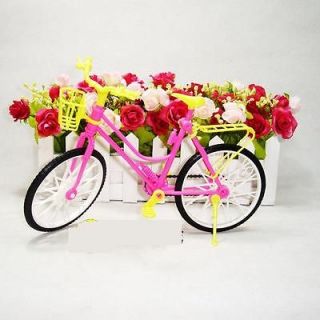   realisti​c Bicycle Bike for Barbie, Basket and rolling Chain & Bolt