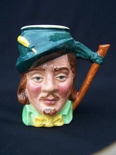   Robin Hood Sandland Ware Character Jug Mug Hanley England Hand Painted