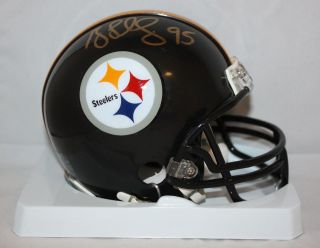 Greg Lloyd Autographed Pittsburgh Steelers Mini Helmet  JSA 