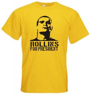   President t shirt   Funny t shirt comic Henry Rollins punk rock tv p