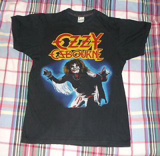 RaRe *1981 OZZY OSBOURNE* vtg rock metal concert tour t shirt (M 