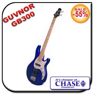 GUVNOR GB300 BASS GUITAR ELECTRIC *CHOICE OF 5 COLOURS*