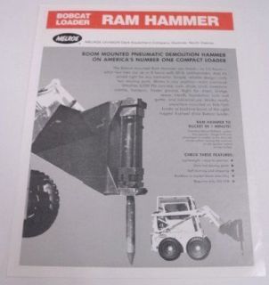 bobcat hammer in Heavy Equip. Parts & Manuals
