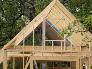 Plans How To Build Your Own Cabin Storage Shed House Frame Gable 
