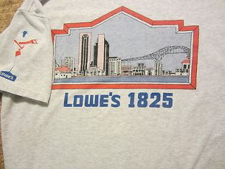 Mens T Shirt LOWES 1825 HARDWARE STORE gray size sz L