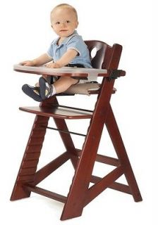 Keekaroo Adjustable Height Right Mahogany High Chair