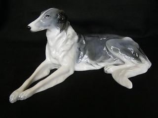 Superb Art Deco Rosenthal Figurine Borzoi Russian greyhound dog