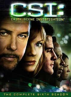 CSI Crime Scene Investigation   The Complete Sixth Season DVD, 2006, 7 