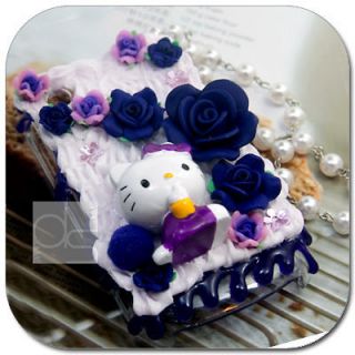 PR 3D Hello Kitty Cream Hard Skin Back Case Apple iPhone 3 G 3G S 3GS 