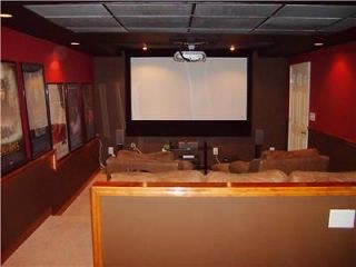 Projector Screen Home Theater Movie 120 Fixed Wall HD