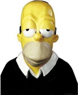 Adult Halloween Homer Simpson Full Deluxe Costume Mask