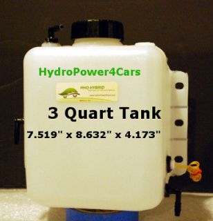 Heavy Duty Dry Cell HHO Hydrogen Generator Reservoir 3q w Alert Switch 