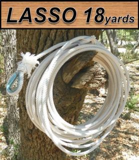 NEW 18 Yards or 54 Feet Horse Riding LASSO Rodeo Roping Lariat Rope 