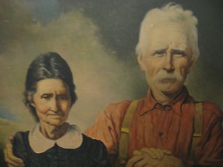 Oil painting print, Haunting mystery involved with this married couple 
