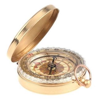 Pocket Compass, Classic antique style compass,Campin​g Compass