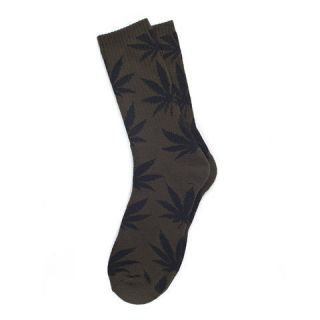 Huf Plantlife Limited Edition Socks Forest Army Green Black 420 pot 