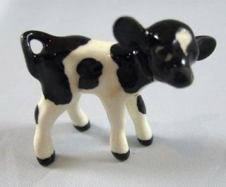 Hagen Renaker miniature made in America Holstein Calf cow