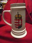 Kalocsa Beer Stein Hungarian Coat Of Arms 1/2 L *HAND MADE & PAINTED*