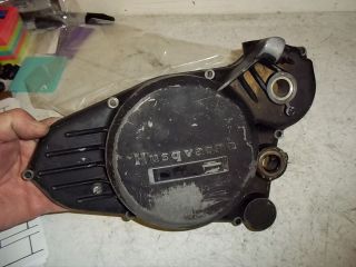 1975 HUSQVARNA CR360 CLUTCH COVER LEFT ENGINE OUTER COVER