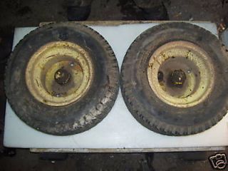 JOHN DEERE 140 FRONT RIMS AND TIRES 16X6.50 8