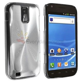 Silver Metal Case Hard Phone Cover for T Mobile Samsung Galaxy S II 2 