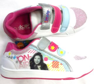 GIRLS TRAINERS. iCARLY SKATEBOARD TRAINERS. PINK/WHITE/SILVER. BRAND 