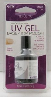 Nailene UV Gel Base/Top Polish   Clear 71355