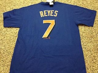 Jose Reyes NY New York Mets Majestic T Shirt Jersey NEW $22 retail 