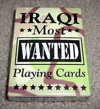   CARDS  IRAQI MOST WANTED PLAYING CARDS BY HOYLE, SEALED AND UNOPENED