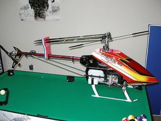 TZ V2 Frenzy 3D 50 Nitro helicopter, JR servos, O.S. , MP5 pipe, mini 