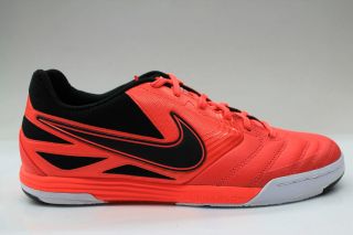   Lunar Gato Hot Orange Black White Mens Size Soccer Shoes Sneakers NEW