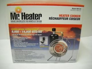 MR. HEATER HEATER COOKER 8,000 14,000 BTU/HR #MH12C NEW