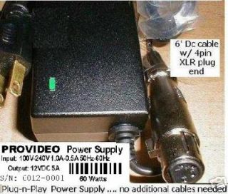 supply adapter fr jvc dvcam gy dv500 gydv5000 12v volts  84 