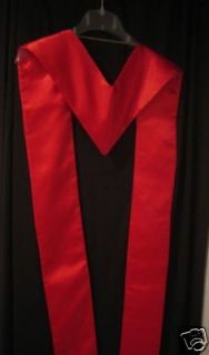 Priest/Clergy Vestment Red Satin Stole Choir/Ma​ss