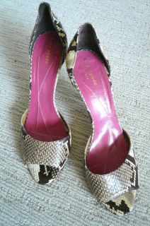 kate spade snakeskin pump shoe size 8 1 2 expedited