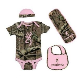 Browning Baby Camo 4 Piece Sets For Girls and Boys