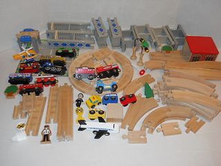 90pcs of Thomas & Friends/Imaginarium Assorted Real Wood Wooden Trains 