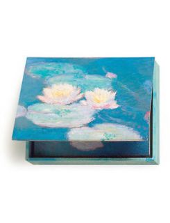   Museum of Art Monet Water Lilies 20 Note Cards in Keepsake Box