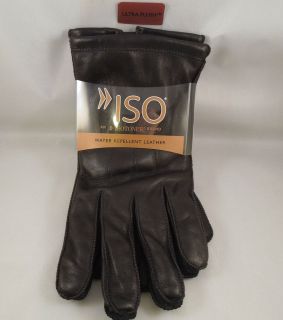 NEW Mens Isotoner ISO Leather Gloves Ultra Plush   Various Sizes 