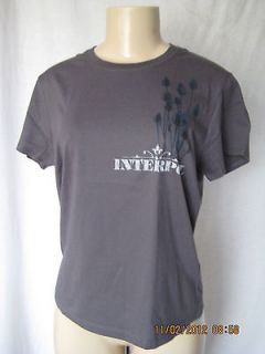 INTERPOL original classic girls t shirt gray xL new