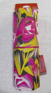   Authentic Missoni Purple Floral Fabric Wrapped Wine Box or Organizer