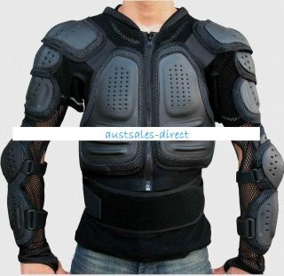 Mens Motorcycle CE Body Armour Protection BMX Motocross Jacket TV 