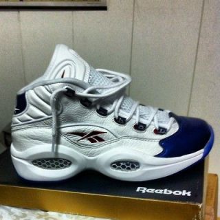 Reebok Question mid Iversons Galaxy Allen Iverson Pearl Blue Toes
