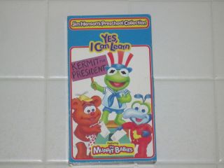 Jim Henson VHS YES, I CAN LEARN w/ MUPPET BABIES~RARE