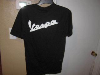 NEW M Mens Classic Vespa Store Jacksonville logo Black T Shirt 
